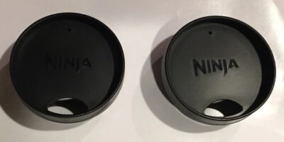 2 Ninja Single Serve To Go Cups Covers Tops Only