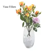 100pcs Clear Fake Crushed Ice Rocks Ice Cubes Acrylic Vase Fillers CR
