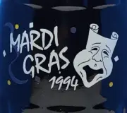 1994 Mardi Gras Coca-Cola Commemorative Bottle 8oz