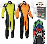 Custom Go Kart Race Suits Sublimated Adult Sizes One Piece Cordura Suit