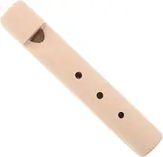 KOMBIUDA Flute Tin Recorder Instruments Flutes Wacky Trumpet Musical Whistles Music Mini Small for Whistle Mouth Whistle Wood Khaki