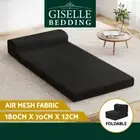 Giselle Bedding Foldable Mattress Folding Foam Mattresses Portable Bed Mat Black