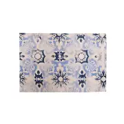 Blue Tile Placemats, Set of 6 13 x 19 C&F Home