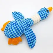 Goose Dog Toys for Aggressive Chewers Medium Breed, Crinkle Squeaky Dog Toys Plush Dog Toy Puppy Chew Toys for Teething, Duck Puppy Toys