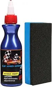 Car Scratch Eraser,100ml Scratch Remover for Paint - Automotive Care Kit with Sponge, Polishing Wax, Cleaning Supplies, Auto Paint Restorer for Trucks