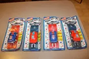 4 Vintage Sealed Unpunched 1984 Richard Petty NASCAR Pit Row Car Chute Toy JA-RU