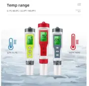 PH Meter Waterproof PH/TDS/EC/Temp Meter Digital Water Quality Monitor Tester