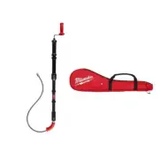 Milwaukee Drain Snake 6 ft. Toilet Auger General Plumbing Hand-Crank Cable Lock