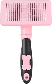 Dog Grooming Comb,Pet Grooming Comb | With Ergonomic Grip, Retractable Bristles, Pet Supplies For Long-Haired Care
