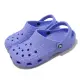 【Crocs】涼拖鞋 Classic Crocskin Clog 男女鞋 紫 月光紫色 鱷魚紋 克駱格 卡駱馳(2068735Q6)