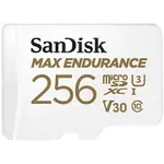 SANDISK 256GB 256G MICROSDXC【MAX ENDURANCE】MICROSD SD V30 U3 4K C10 錄影記憶卡