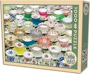 [Cobble Hill] Tea Cups Jigsaw Puzzle (1000 Piece)