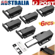 6x Cabinet Magnetic Push Release Latch Kitchen Drawer Push Catch Press Out Latch