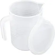 Clear Plastic Measuring Cups Kitchen Baking Kitchen Tool with Lid (1000ML)