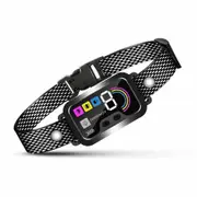 Rechargeable Smart Dog Training Bark Collar,Automatic Anti Barking Training Collar with 8 Adjustable Sensitivity for Large Medium Small Dogs(Black)