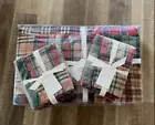 Pottery Barn Peyton Reversible Patchwork KING quilt Christmas SHAMS cabin Clyde