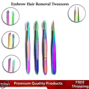 Eyebrow Tweezers Plucker Puller Slanted Pointed Tip Manicure Beauty Tweezer