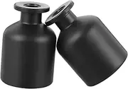 Cabilock 2Pcs Frosted Aromatherapy Bottles for Home Fragrance Stylish Desktop Essential Oil Diffuser Vases for Weddings Events Meditation and Daily Use