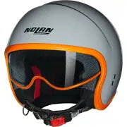 N21 06 Ocio 343 Gray Orange Glossy Jet Helmet