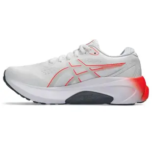 【asics 亞瑟士】慢跑鞋 女鞋 運動鞋 緩震 支撐 GEL-KAYANO 30 2E 白紅 1012B357-101