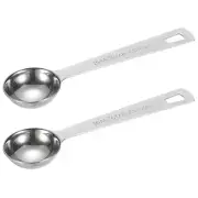 2pcs 7.5ml Tablespoon Measuring Spoon, 1/2 Tbsp Measuring Spoon Stainless Steel