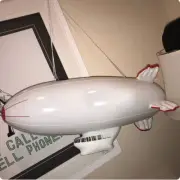 Spaceship Toys Airship Model PVC Inflatable Airship Model for Kid Children