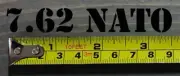 7.62 Nato Sticker Decal 3.5" Ammo Can Box Ammunition Case 7.62 x 51 MM Black