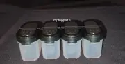 ✅ Brand New Tupperware Modular Mates 1/2-cup Small Spice Shakers Set Of Four *