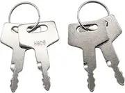 Homhelar H806 Ignition Keys for Takeuchi 17001-00019 Gehl 180845 Hitachi Mustang New Holland