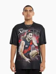 Essendon Mens Player Tee - Sam Draper W24