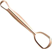 Metal Tongue Scraper - Stainless Steel Tongue Scraper,Fan-Shaped Design Reduce Bad Breath Improve Hygiene Daily Cleaning Travel-Friendly Care For Family Use