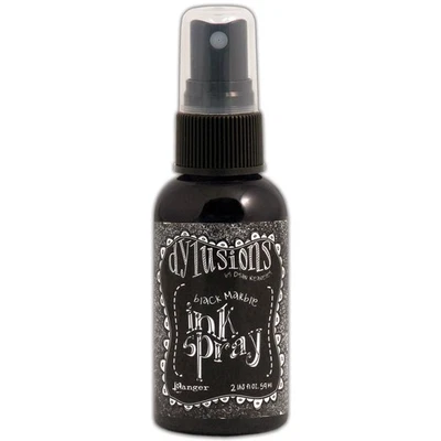 Dylusions Ink Spray 2oz-Black Marble - DYC-33837