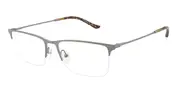 Emporio Armani EA1171 3003 Men's Glasses Gunmetal Size 55 - Private Health Rebate - Blue Light Block Available