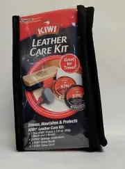 KIWI Leather Care Kit Shines, Nourishes & Protects Shoe Care