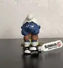 Smurfs 20526 Benchwarmer Smurf Soccer Team Vintage Toy Figure PVC Figurine Peyo