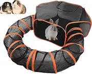 Outdoor Enclosure for Cats | Portable Outdoor Cat Enclosure | Breathable Fence Cage Box Portable Playground Foldable Kennel for Cleaning Home Travel Indoor Small Animals