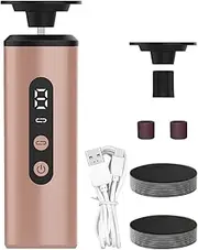 Electric Foot Filer, Foot Scraper Dead Skin Remover, Pedicure Filer Scraper with 9 Speeds for Travel, Spa, Home