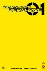 Kamen Rider Zero One #1 Cover F Blank Sketch Yellow