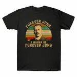 FOREVER JUNG I WANNA BE FOREVER JUNG 復古男士短袖 T 恤棉