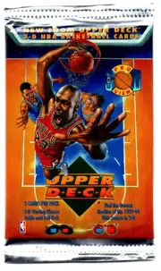 1993-94 Upper Deck 3-D Pro View Basketball Eight (8) Factory Sealed Packs
