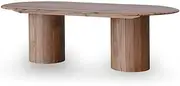 Adsila 2.4m Oval Dining Table - Natural