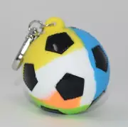 NEW BATH & BODY WORKS COLORFUL SOCCER BALL POCKETBAC HAND SANITIZER HOLDER CLIP
