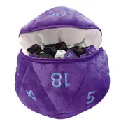 Ultra Pro: UP19862 Phandelver Campaign D20 Plush Dice Bag Royal Purple and Sky Blue for D&D