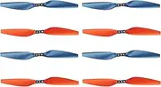 V11AIR Drone Replacement Blades, 4 Pcs Original High-Durability Propellers, Spare RC Drone Accessories, Blue&Orange