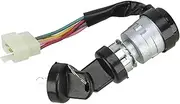 Motorbike Ignition Motorcycle Ignition Switch Lock Key Set 5Pin for 4 Stroke 50cc 70cc 90cc 110cc 125cc 150cc Engine Go Kart Ignition Switch
