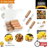 Stylish Corn on the Cob Holders - 8 Pack with Ergonomic Design and Easy Cleanup