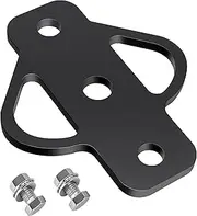 VONLX Three Way Trailer Hitch Adapter with Bolt Receiver Hitch for Lawn Mower 3-Way ATV Hitch Attachments for Golf Cart Garden Tractor Flat Towing Tow Ball Mount Lawn Mower Chain and Tow Strap