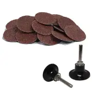 200 2" Roloc A/O Quick Change Sanding Disc 40 Grit and Mandrel Disc Holder