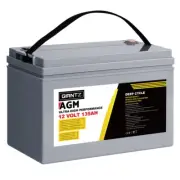 Giantz 135Ah Deep Cycle Battery 12V AGM Marine Sealed Power Portable Box Solar