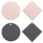 Non Slip Heat Insulation Pad Foldable Cup Mat Silicone Pot Mat Restaurant